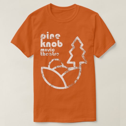 Pine Knob Music-bioscoop versleten T-shirt (Design voorkant)