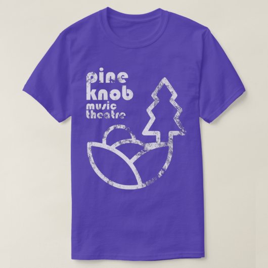Pine Knob-muziektheater - versleten T-shirt (Design voorkant)