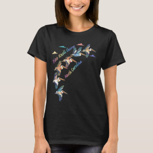 Pine Knoll Shores North Carolina Kleurrijke Stropd T-shirt