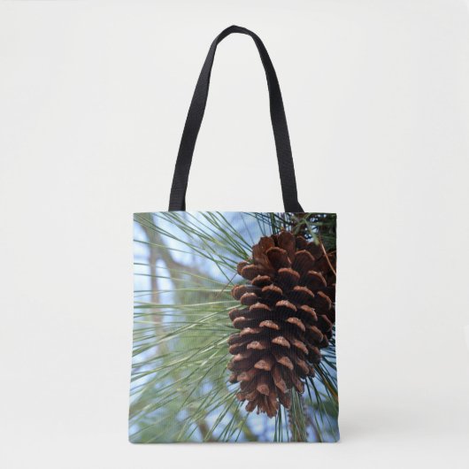 Pine Kone in druk Tote Bag (Voorkant)