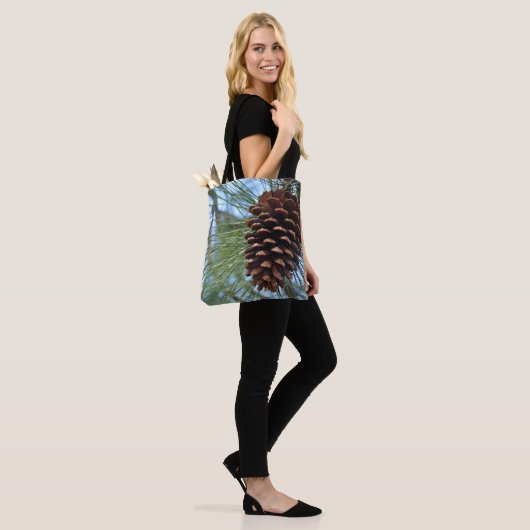Pine Kone in druk Tote Bag (Op model)