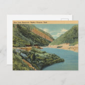 Pine Lake Reservoir, Ogden Canyon, Utah Briefkaart (Voorkant / Achterkant)