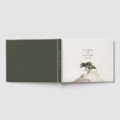 Pine Leiste Serif Script Cypress Coast Bruiloft Gastenboek (Volledig)