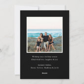 Pine Lijst Foto Vakantie Kaart (Achterkant)