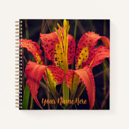 Pine Lily Aangepaste Spiraal Notebook Notitieboek