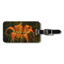 "Pine Lily" Bagagelabel