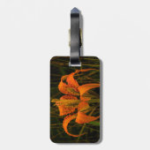 "Pine Lily" Bagagelabel (Achterkant verticaal)