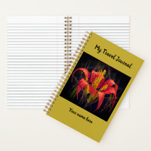 Pine Lily Spiral Notitieboek