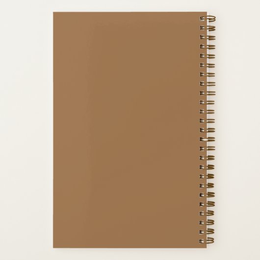 Pine Lily Spiral Notitieboek (Achterkant)