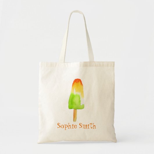 Pine Lime ijslolly pop art cute eten Tote Bag (Voorkant)
