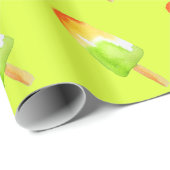 Pine Limoen popsikel pop maakt schattig eten Cadeaupapier (Rol Hoek)