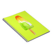 Pine Limoen popsikel pop maakt schattig eten Notitieboek (Rechterzijde)
