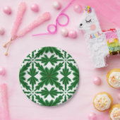 Pine Mandala 7-inch papieren Borden Papieren Bordje (Feest)