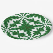 Pine Mandala 9-inch papieren Borden Bordje (Gekanteld)