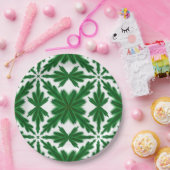 Pine Mandala 9-inch papieren Borden Papieren Bordje (Feest)