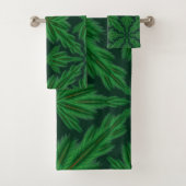 Pine Mandala Bos Badhanddoek Set Bad Handdoek (Insitu)