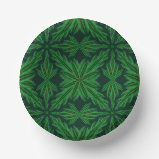 Pine Mandala Bos Papier Kommen (Voorkant)