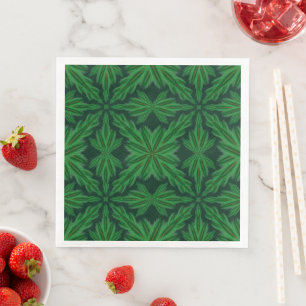Pine Mandala Bos Papier Servetten