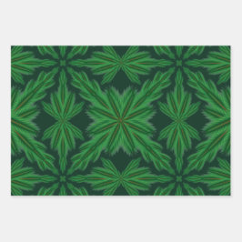 Pine Mandala Bos Wrapping Papier Inpakpapier Vel