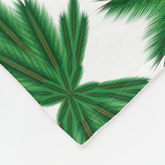 Pine Mandala Fleece Blanket (3 Sizes) (Hoek)