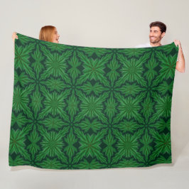 Pine Mandala Forest Fleece Deken (3 maten)