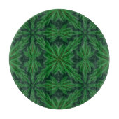 Pine Mandala Forest Glass Snijplank (Voorkant)