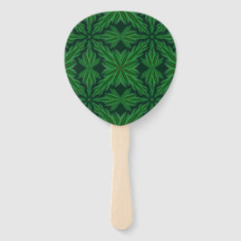 Pine Mandala Forest Hand Fan Handwaaier
