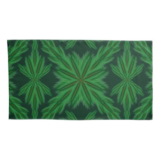 Pine Mandala Forest King Kussenslopen (Achterkant-Rechts)