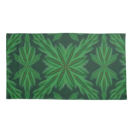 Pine Mandala Forest King Kussenslopen (Achterkant-Links)