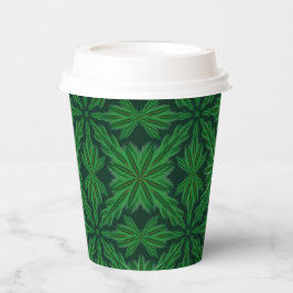 Pine Mandala Forest Paper Cups Papieren Bekers