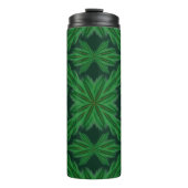 Pine Mandala Forest Thermal Travel Tumbler Thermosbeker (Voorkant)