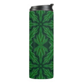 Pine Mandala Forest Thermal Travel Tumbler Thermosbeker (Gedraaid links)