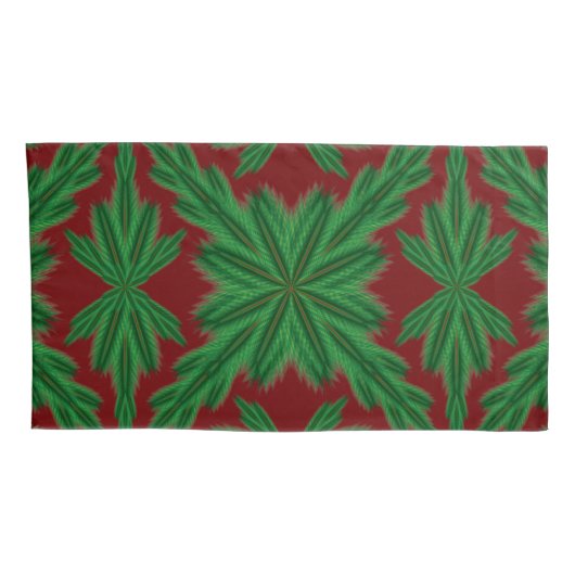 Pine Mandala Garnet King Kussenslopen (Achterkant-Rechts)