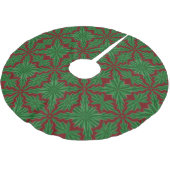 Pine Mandala Garnet Tree Rok Kerstboom Rok (Gekanteld)
