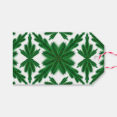 Pine Mandala Gift Label Cadeaulabel (Voorkant (Horizontaal))