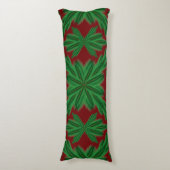 Pine Mandala Granaat Body Pillow Lichaamskussen (Voorkant Verticaal)