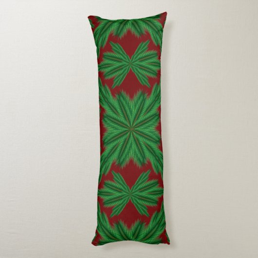 Pine Mandala Granaat Body Pillow Lichaamskussen (Achterkant (Verticaal))