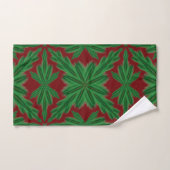Pine Mandala Granaat Handdoek Set (Handdoek)