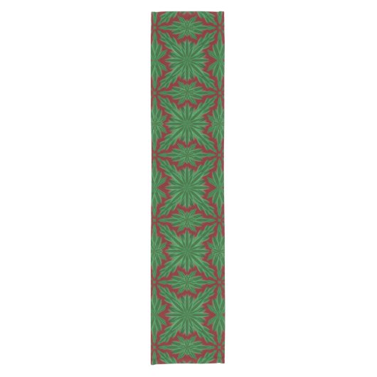 Pine Mandala Granaat Tafelloper (3 maten) (Voorkant)