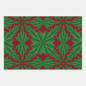 Pine Mandala Granaat Wrapping Paper (Voorkant)