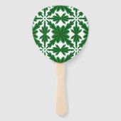 Pine Mandala Hand Fan Handwaaier (Voorkant)