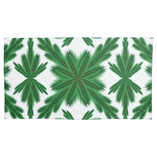 Pine Mandala King Pillowcases Kussensloop (Voorkant-Links)