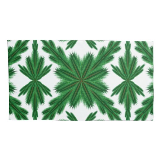 Pine Mandala King Pillowcases Kussensloop (Achterkant-Rechts)