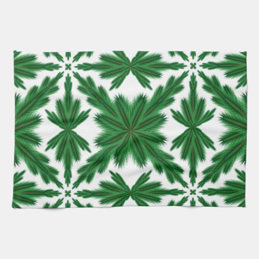 Pine Mandala Kitchen Towel Theedoek (Horizontaal)