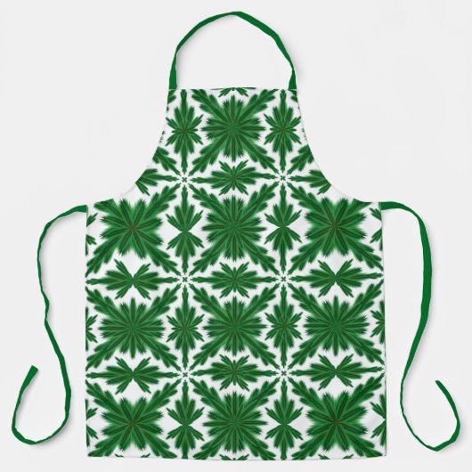 Pine Mandala Large Apron Schort (Voorkant)
