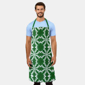 Pine Mandala Large Apron Schort (Gedragen)