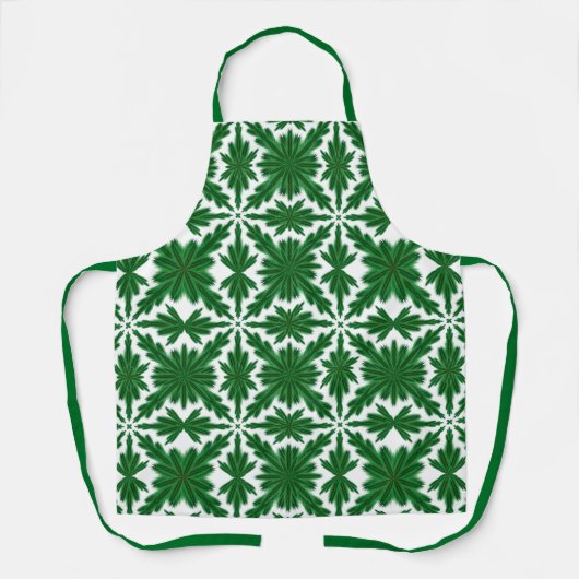 Pine Mandala Medium Apron Schort (Voorkant)