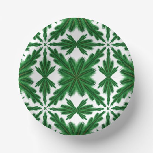 Pine Mandala Paper Bowls Papieren Kommen (Voorkant)