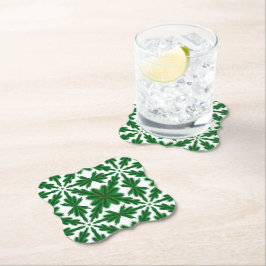 Pine Mandala Paper Onderzetters