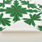 Pine Mandala Sherpa Blanket (3 Sizes) Deken (3/4)